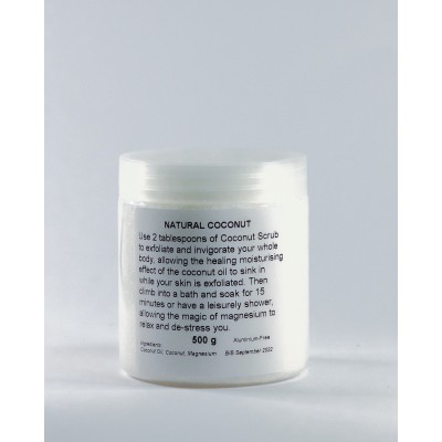 Bath Scrub - Natural Coconut 500g 