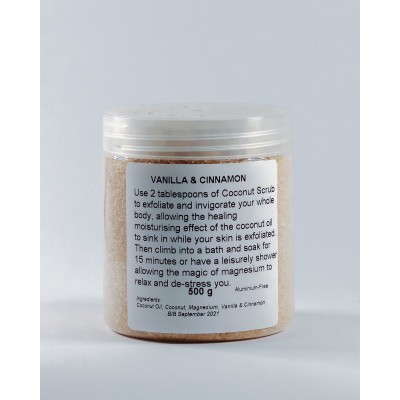 Bath Scrub - Vanilla & Cinnamon 500g